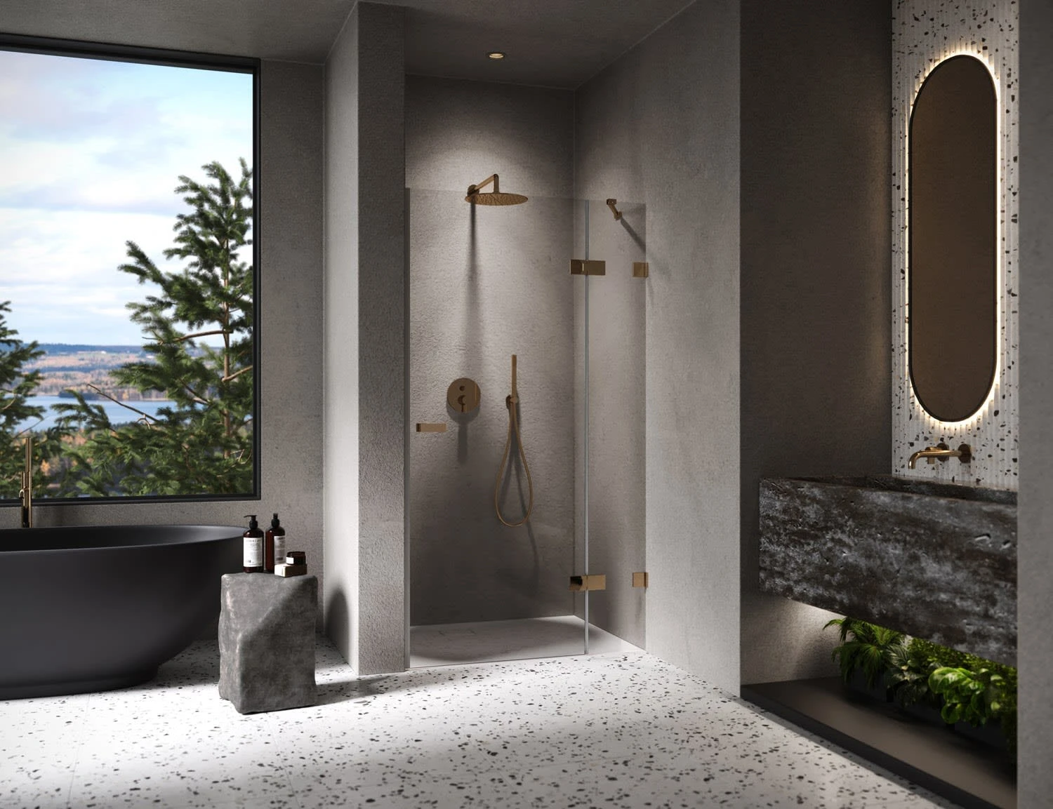 ALLUVION Imperium Schwingtür Mit Festem Segment In Nische 70-120 X 120-200 Cm 9 ALLUVION Imperium Schwingtür Mit Festem Segment In Nische 70-120 X 120-200 Cm – Bild 7