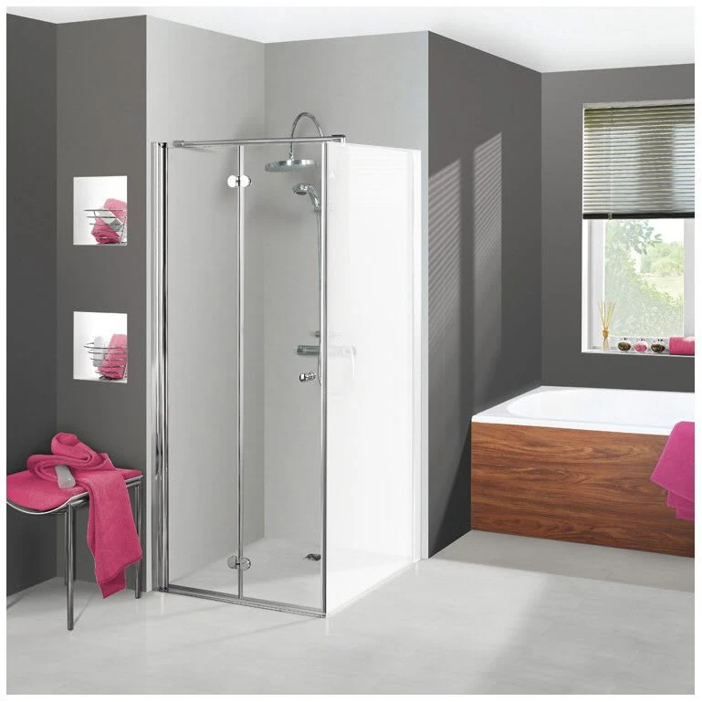 Breuer ELANA KOMFORT Drehfalttür Für Seitenwand DFTSW Sondermaß, Anschlag Links 3 Breuer ELANA KOMFORT Drehfalttür Für Seitenwand DFTSW Sondermaß, Anschlag Links