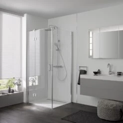 HSK Aperto Drehtür Pendelbar An Nebenteil Für Seitenwand 120 Cm, Anschlag Links