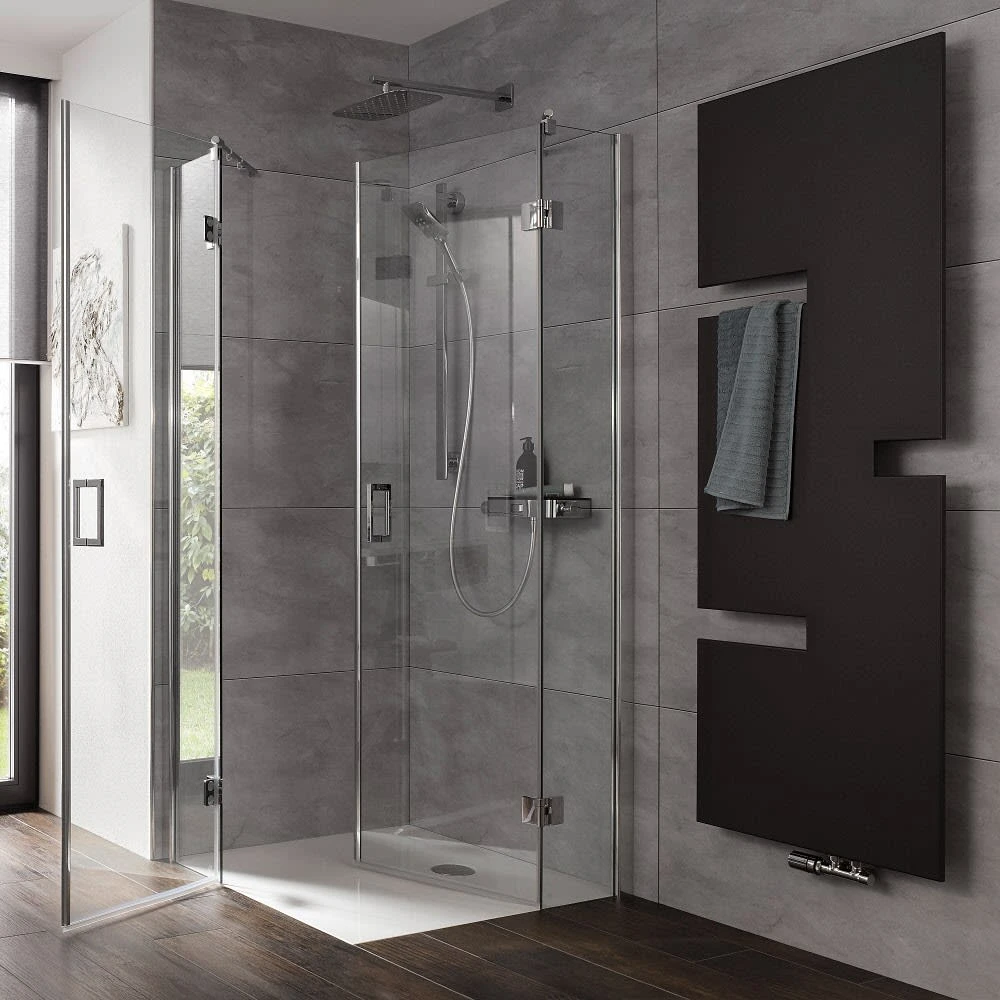 HSK Aperto Eckeinstieg Pendelbar 4-teilig Sonderbreite 130 Cm 3 HSK Aperto Eckeinstieg Pendelbar 4-teilig Sonderbreite 130 Cm