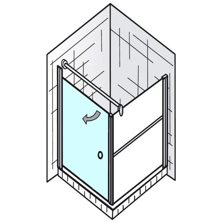 HSK Exklusiv Drehtür Für Gleichhohe Seitenwand 90 X 200 Cm Anschlag Links 3 HSK Exklusiv Drehtür Für Gleichhohe Seitenwand 90 X 200 Cm Anschlag Links