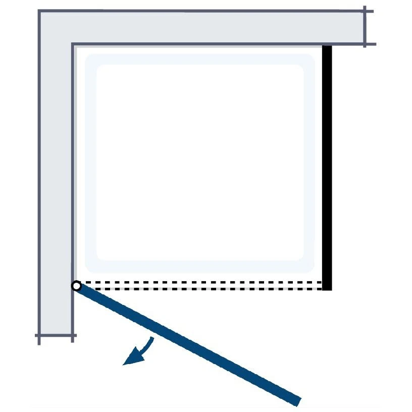 HSK Exklusiv Drehtür Für Gleichhohe Seitenwand 90 X 200 Cm Anschlag Links 4 HSK Exklusiv Drehtür Für Gleichhohe Seitenwand 90 X 200 Cm Anschlag Links – Bild 2
