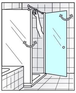 HSK Exklusiv Drehtür Für Wegschwenkbare Seitenwand 75 X 200 Cm Anschlag Rechts -Moderne Duschtüren Verkäufe hersteller hsk duschkabinen exklusiv drehtuer wegschwenkbare 441715