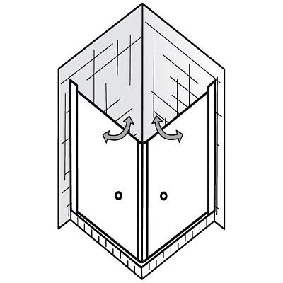 HSK Exklusiv Eckeinstieg 2-teilig 80 X 90 X 200 Cm 3 HSK Exklusiv Eckeinstieg 2-teilig 80 X 90 X 200 Cm