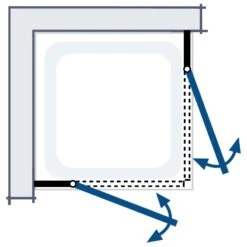 HSK Exklusiv Eckeinstieg 4-teilig Sondermaß -Moderne Duschtüren Verkäufe hersteller hsk duschkabinen exklusiv eckeinstiege 4 614060