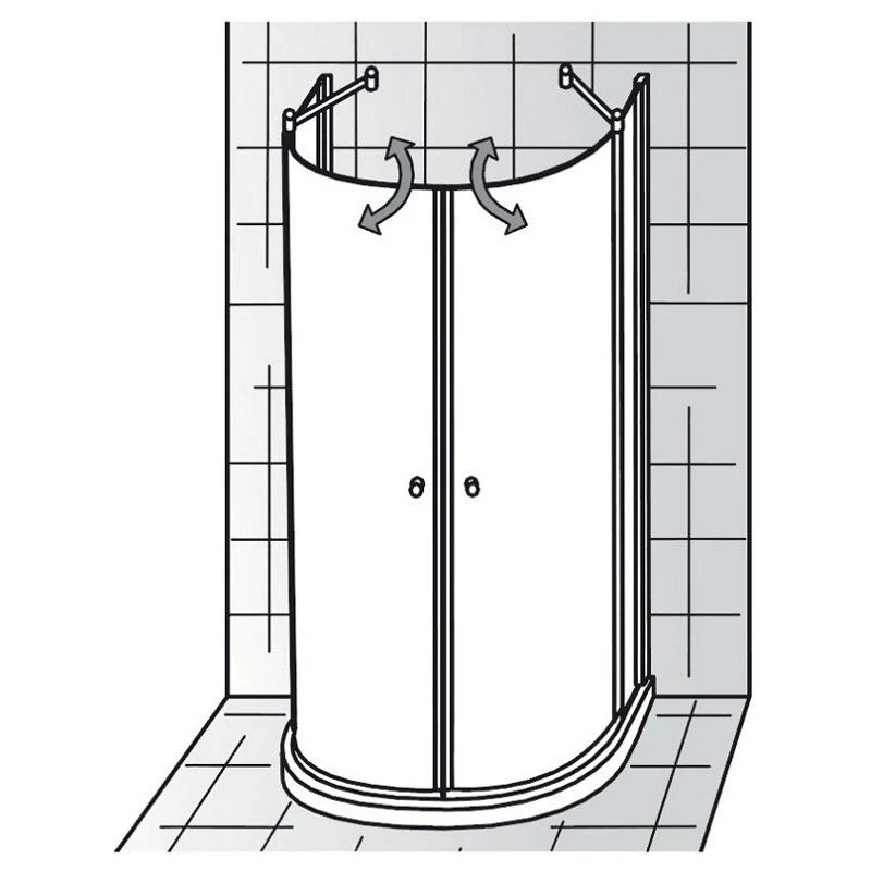 HSK Exklusiv Runddusche Halbkreis 110 Cm 3 HSK Exklusiv Runddusche Halbkreis 110 Cm