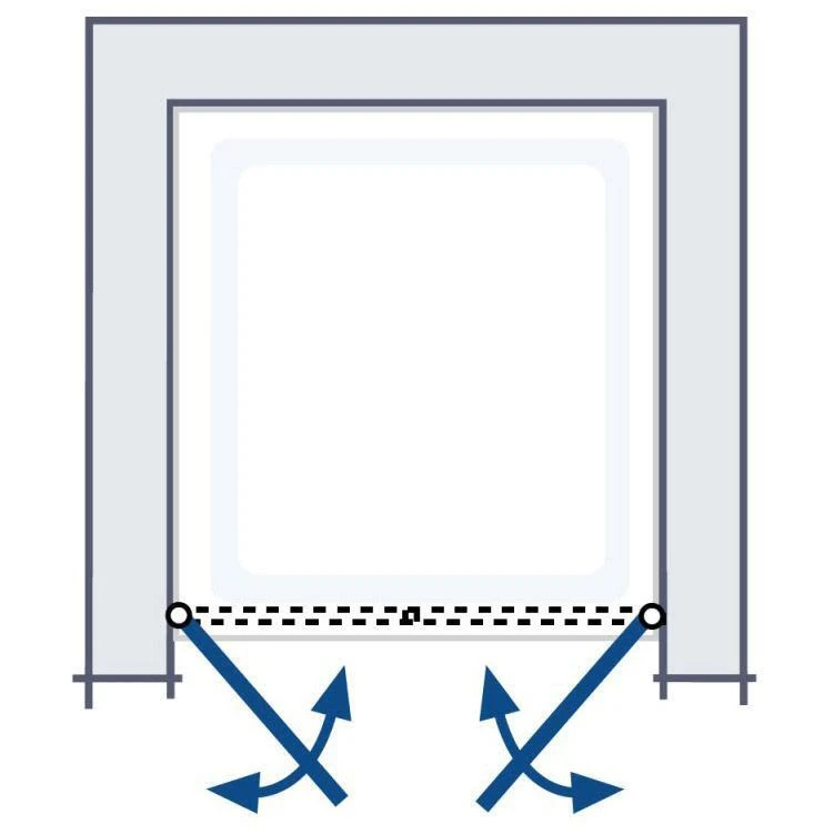 HSK Exklusiv Pendeltür Nische 90 X 200 Cm 4 HSK Exklusiv Pendeltür Nische 90 X 200 Cm – Bild 2