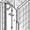 HSK Exklusiv Drehfalttür Nische Sondermaß Türanschlag Links -Moderne Duschtüren Verkäufe hersteller hsk duschkabinen exklusiv tuere nische 437150