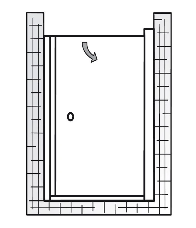 HSK Exklusiv Drehtür Nische 100 X 200 Cm Anschlag Rechts 4 HSK Exklusiv Drehtür Nische 100 X 200 Cm Anschlag Rechts – Bild 2