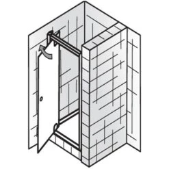 HSK Favorit Drehpunkttür 90 X 185 Cm
