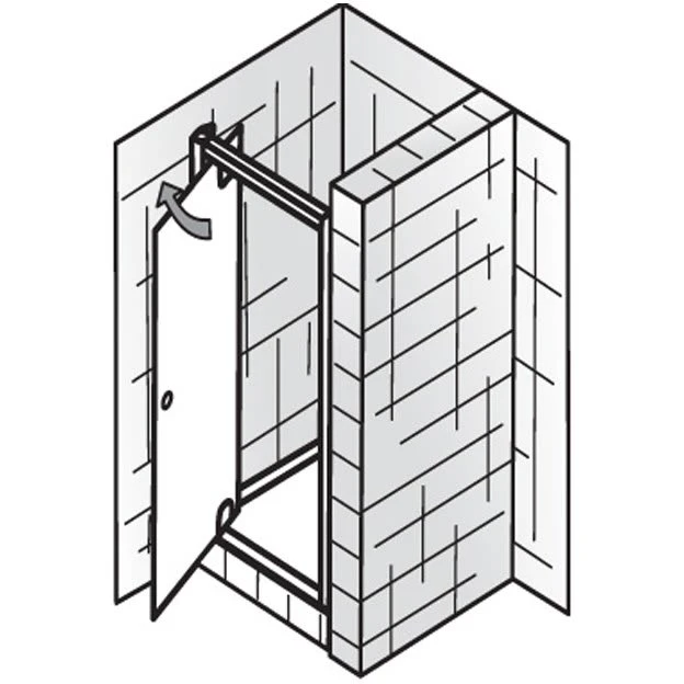 HSK Favorit Drehpunkttür 90 X 185 Cm 3 HSK Favorit Drehpunkttür 90 X 185 Cm