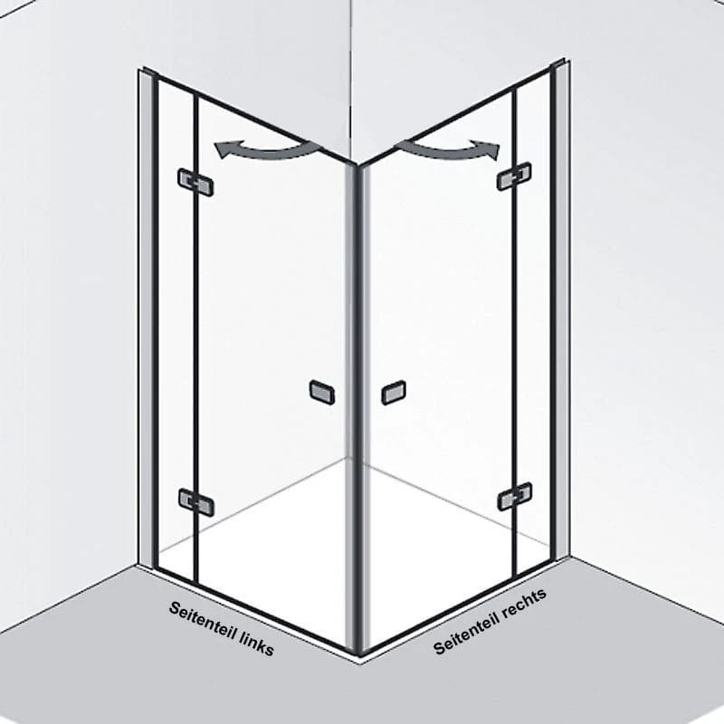 HSK Premium Softcube Drehtüre Eckeinstieg Sondermaß 6 HSK Premium Softcube Drehtüre Eckeinstieg Sondermaß – Bild 4