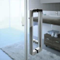 HÜPPE Classics 2 EasyEntry Gleittür 1-teilig Mit Festteil Links 140 X 200 Cm, Glas Ohne Anti-Plaque