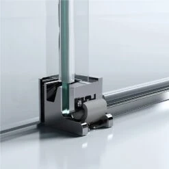 HÜPPE Classics 2 EasyEntry Gleittür 1-teilig Mit Festteil Links 130 X 200 Cm, Glas Mit Anti-Plaque -Moderne Duschtüren Verkäufe hersteller hueppe classics 2 gleittuer 1 10527554