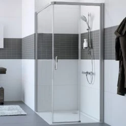 HÜPPE Classics 2 EasyEntry Gleittüreckeinstieg 1/2-Teil Rechts 120 X 200 Cm, Glas Ohne Anti-Plaque -Moderne Duschtüren Verkäufe hersteller hueppe classics 2 gleittuereckeinstieg teilig 10518743