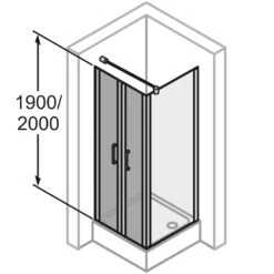 HÜPPE Classics 2 Pendeltür Für Seitenwand 90 X 200 Cm, Glas Ohne Anti-Plaque 12 HÜPPE Classics 2 Pendeltür Für Seitenwand 90 X 200 Cm, Glas Ohne Anti-Plaque -Moderne Duschtüren Verkäufe hersteller hueppe classics 2 pendeltuer seitenwand 10661549
