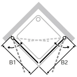 HÜPPE Classics 2 Schwingtüreckeinstieg 90/90 X 190 Cm, Glas Ohne Anti-Plaque 13 HÜPPE Classics 2 Schwingtüreckeinstieg 90/90 X 190 Cm, Glas Ohne Anti-Plaque -Moderne Duschtüren Verkäufe hersteller hueppe classics 2 schwingtuereckeinstieg echtglas 10582859