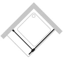 HÜPPE Pulsano 4-Eck Schwingtür Für Seitenwand/Eckeinstieg 80 X 200 Cm, Glas Ohne Anti-Plaque -Moderne Duschtüren Verkäufe hersteller hueppe pulsano tuer seitenwand 4 10060130