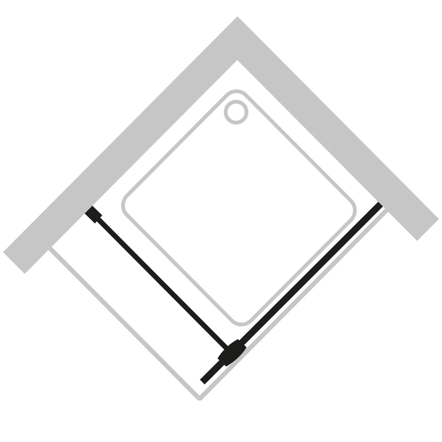 HÜPPE Pulsano 4-Eck Schwingtür Für Seitenwand/Eckeinstieg 100 X 200 Cm, Glas Ohne Anti-Plaque 10 HÜPPE Pulsano 4-Eck Schwingtür Für Seitenwand/Eckeinstieg 100 X 200 Cm, Glas Ohne Anti-Plaque – Bild 8