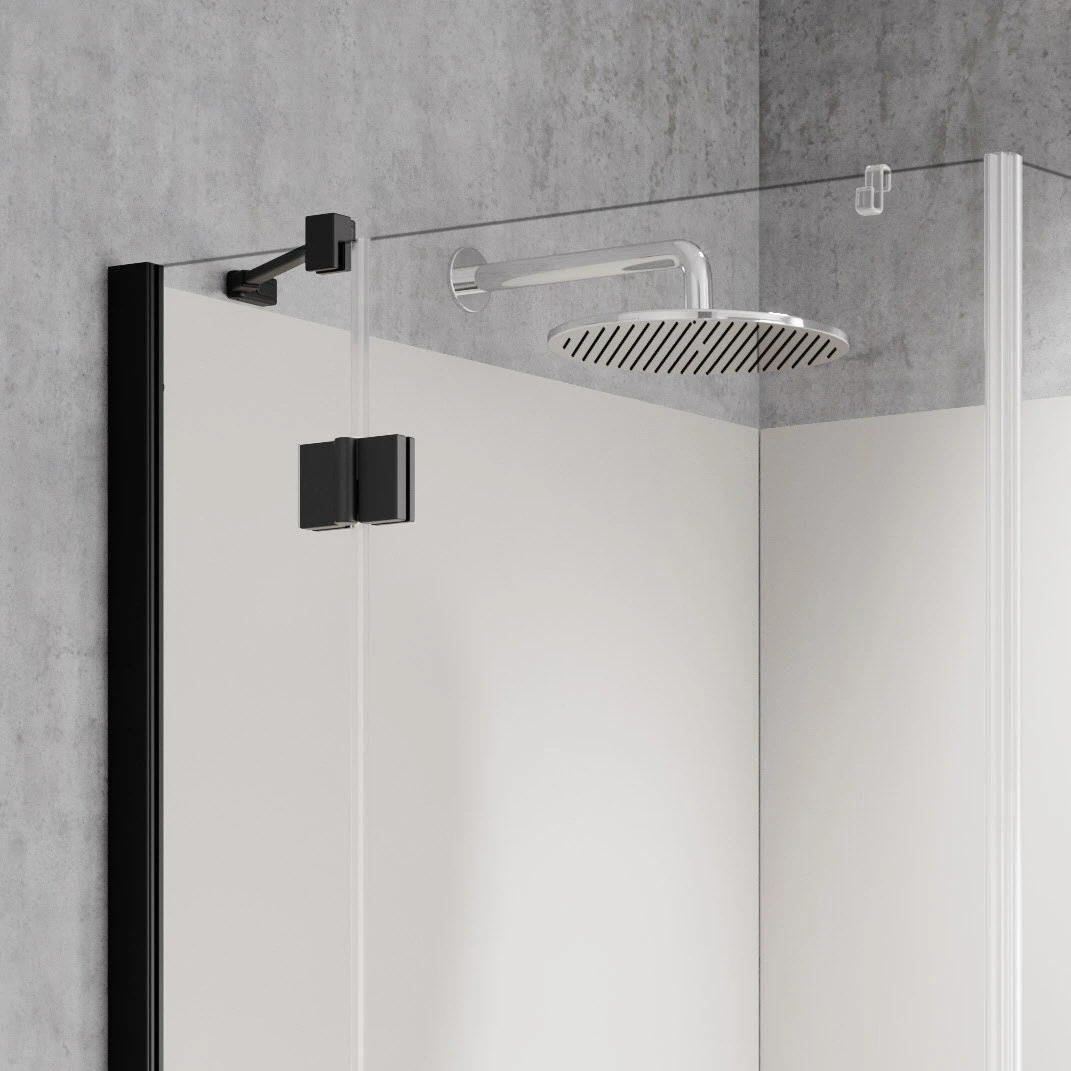Kermi Dark Edition LIGA Eckdusche Drehtür 90 X 200 Cm, Halbteil Links 5 Kermi Dark Edition LIGA Eckdusche Drehtür 90 X 200 Cm, Halbteil Links – Bild 3