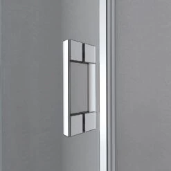 Kermi Liga Eckeinstieg Schwingtür Mit Festteil Für Duschwanne 110 Cm, Halbteil Rechts