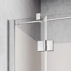 Kermi Liga Schwingtür Mit Festfeld Für Duschwanne 100 Cm, Anschlag Rechts -Moderne Duschtüren Verkäufe hersteller kermi duschkabinen liga neu schwingtuer 2456632