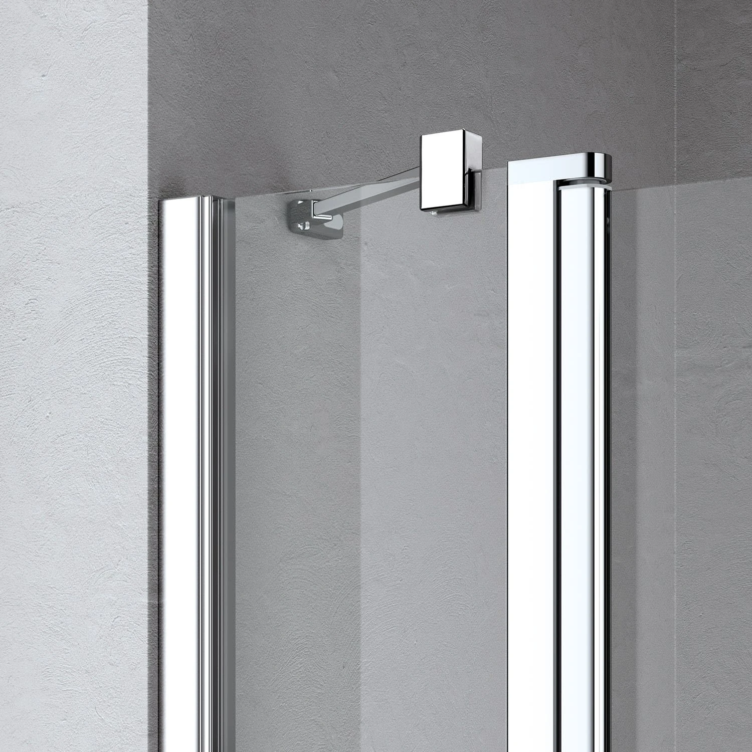 Kermi Liga U-Form Pendel Falttüren Mit Festfeldern 90 X 90 Cm 4 Kermi Liga U-Form Pendel Falttüren Mit Festfeldern 90 X 90 Cm – Bild 2