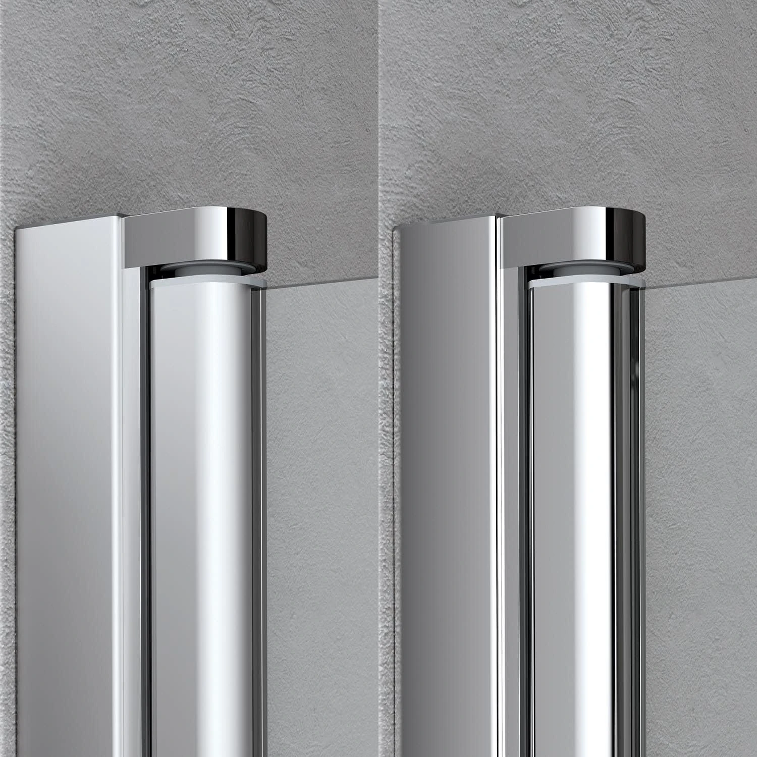 Kermi Liga U-Form Pendel Falttüren Mit Festfeldern 90 X 75 Cm 3 Kermi Liga U-Form Pendel Falttüren Mit Festfeldern 90 X 75 Cm