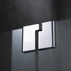 Kermi Pasa XP Fünfeck-Duschkabine Mit Pendeltüren 90 X 90 Cm, 47,5 Cm Schenkelmaß