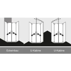 Kermi Pasa XP Fünfeck-Duschkabine Mit Pendeltüren 90 X 90 Cm, 47,5 Cm Schenkelmaß 7 Kermi Pasa XP Fünfeck-Duschkabine Mit Pendeltüren 90 X 90 Cm, 47,5 Cm Schenkelmaß -Moderne Duschtüren Verkäufe hersteller kermi duschkabinen serie pasa xp 1516098