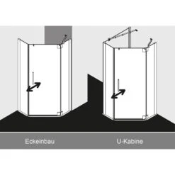 Kermi Pasa XP Fünfeck-Duschkabine 90 X 90 Cm, 40 Cm Schenkelmaß, Anschlag Rechts 11 Kermi Pasa XP Fünfeck-Duschkabine 90 X 90 Cm, 40 Cm Schenkelmaß, Anschlag Rechts -Moderne Duschtüren Verkäufe hersteller kermi duschkabinen serie pasa xp 1516125