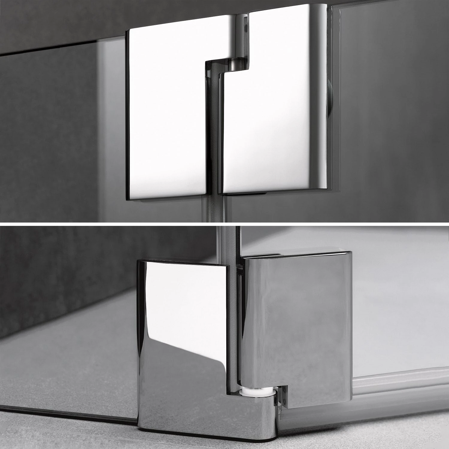 Kermi Pasa XP Fünfeck-Duschkabine 90 X 90 Cm, 43,7 Cm Schenkelmaß, Anschlag Rechts 3 Kermi Pasa XP Fünfeck-Duschkabine 90 X 90 Cm, 43,7 Cm Schenkelmaß, Anschlag Rechts