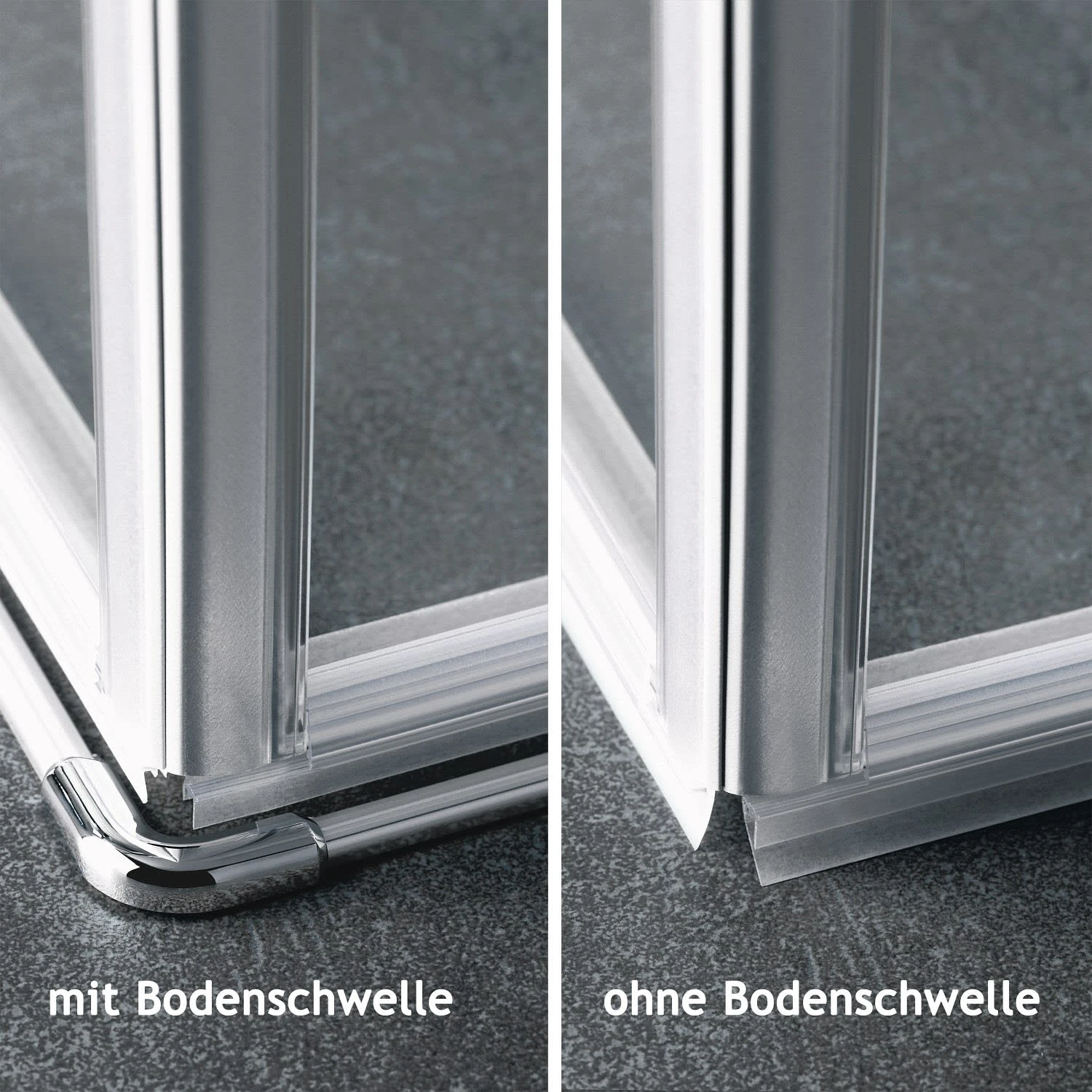 Kermi Pasa XP Fünfeck-Duschkabine 90 X 90 Cm, 45 Cm Schenkelmaß, Anschlag Rechts 8 Kermi Pasa XP Fünfeck-Duschkabine 90 X 90 Cm, 45 Cm Schenkelmaß, Anschlag Rechts – Bild 6