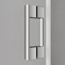 Kermi Pega Fünfeck-Duschkabine Pendeltüren Mit Festfeld 90 X 90 Cm, Schenkelmaß Wanne 47,5 Cm, Anschlag Rechts