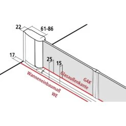 Kermi Pega Pendeltür 2-flügelig 90 Cm -Moderne Duschtüren Verkäufe hersteller kermi duschkabinen serie pega pendeltuer 2146930