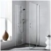 Kermi Liga Eckeinstieg Pendel-Falttüre 2-teilig 120 Cm, Halbteil Links Für Duschplatz