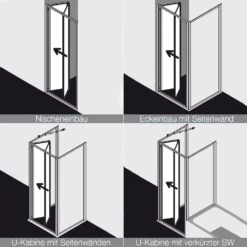 Kermi Nova 2000 Falttür 90 X 185 Cm