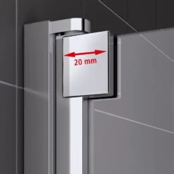 Kermi Raya Eckeinstieg Pendeltür Mit Festteil 100 Cm Halbteil Rechts -Moderne Duschtüren Verkäufe hersteller kermi serie raya eckeinstieg halbteile 4866230