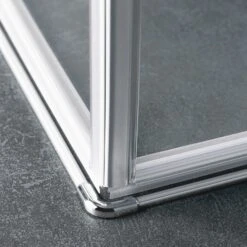 Kermi Raya Eckeinstieg Pendeltür Mit Festteil 100 Cm Halbteil Rechts -Moderne Duschtüren Verkäufe hersteller kermi serie raya eckeinstieg halbteile 4878251