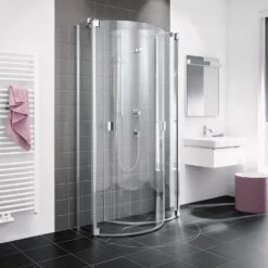 Kermi Raya Halbkreis-Duschkabine 107,6 X 85,5 Cm