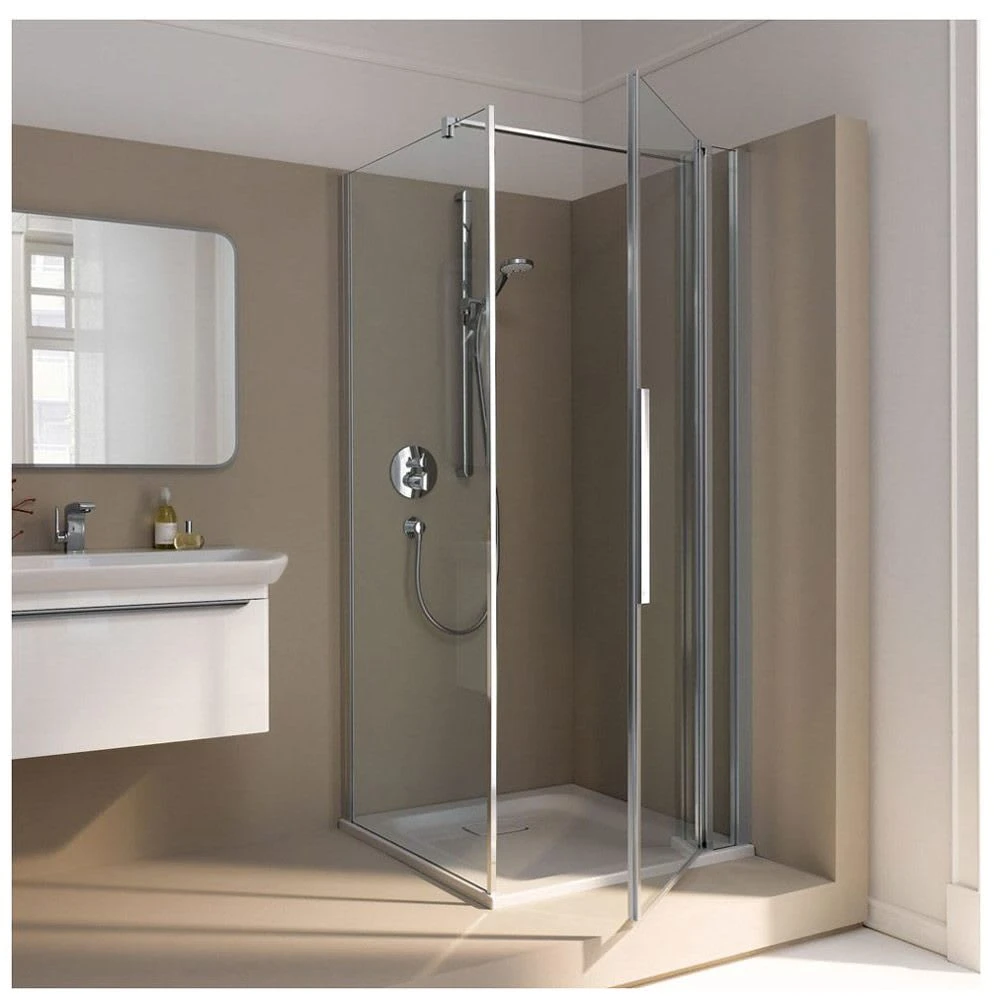 Koralle MyDay Pendeltür TPFA R 120 Anschlag Rechts, Mit Festelement Für Trennwand 4 Koralle MyDay Pendeltür TPFA R 120 Anschlag Rechts, Mit Festelement Für Trennwand – Bild 2