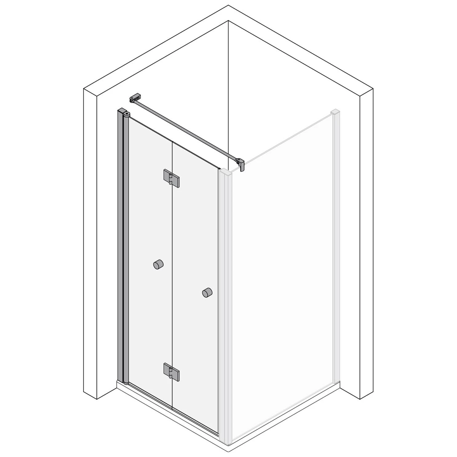 Koralle TwiggyPlus Falttür Für Trennwand Sondermaß 6 Koralle TwiggyPlus Falttür Für Trennwand Sondermaß – Bild 4