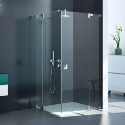Kronenbach Cube Eckdusche 4-teilig Bis 140 Cm Mit Beschichtung -Moderne Duschtüren Verkäufe hersteller kronenbach duschabtrennungen eckeinstieg cube 4 1970908