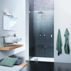 Kronenbach Cube Drehtür Bis 120 Cm Für Nische Mit Seitenteil -Moderne Duschtüren Verkäufe hersteller kronenbach duschabtrennungen nischentueren cube drehtuer 1902307