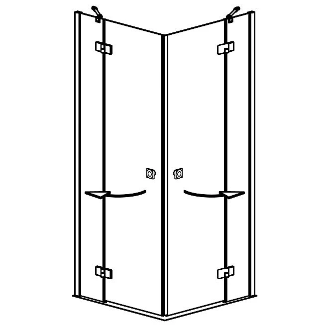 Planplus Eckeinstieg 100 X 100 X 192,8 Cm 5 Planplus Eckeinstieg 100 X 100 X 192,8 Cm – Bild 3