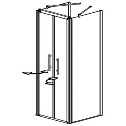 Planplus U-Kabine Mit Pendeltür 2-teilig 100 X 100 X 100 X 195 Cm 8 Planplus U-Kabine Mit Pendeltür 2-teilig 100 X 100 X 100 X 195 Cm -Moderne Duschtüren Verkäufe hersteller megabad sortiment duschabtrennungen planplus kabine 1014308