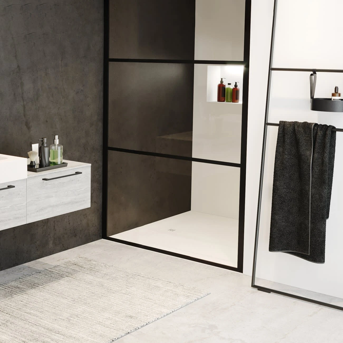 Riho Grid Pendeltür Für Nische GB101 100 Cm