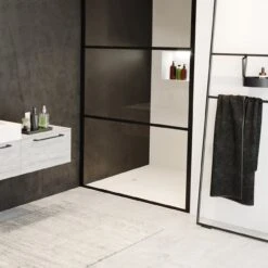 Riho Grid Pendeltür Mit Festteil Für Nische GB104 120 Cm