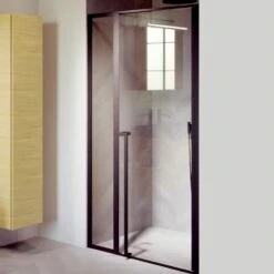 Riho Lucid Pendeltür Mit Festteil Für Nische GD104 110 Cm -Moderne Duschtüren Verkäufe hersteller riho duschkabinen duschwaende lucid pendeltuer 3688784