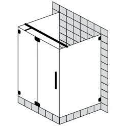 Sprinz Achat R Plus Pendeltüre U-Kabine Bis 100 X 100 X 200 Cm
